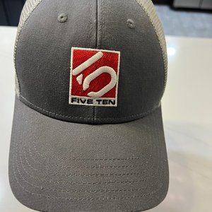 Five Ten Ball Cap Hat Snapback Men's One Size Fits Most Grey Two Tone